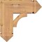 Ekena Millwork Westlake Arts and Crafts Smooth Bracket w/ Offset Brace, Western Red Cedar, 7 1/2"W x 18"D x 18"H BKT0806X18X18WTL03SWR - alternate 3